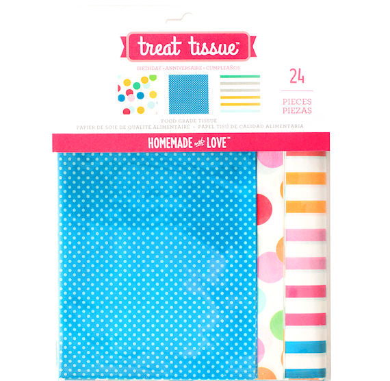 Birthday Treat Tissue Paper | www.sprinklebeesweet.com