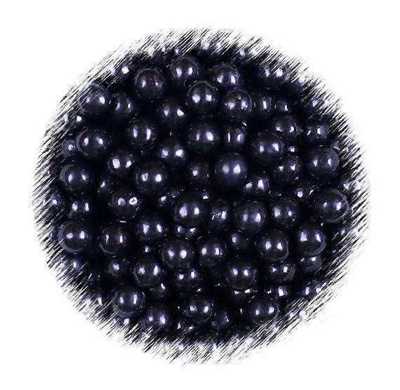 Black Sugar Pearls: 7mm - LAST CALL | www.sprinklebeesweet.com