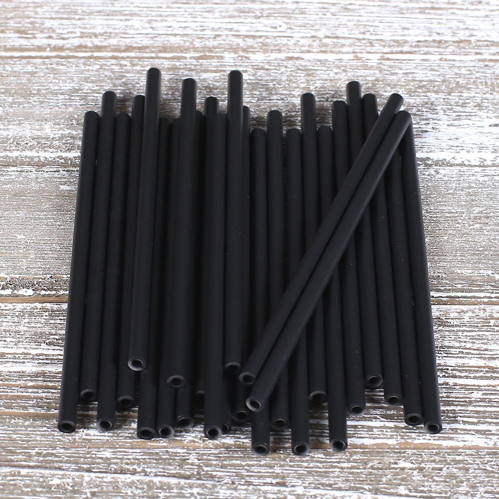 Shop Black Lollipop Sticks, 4.5 Plastic Cake Pop Sticks Set of 50 –  Sprinkle Bee Sweet