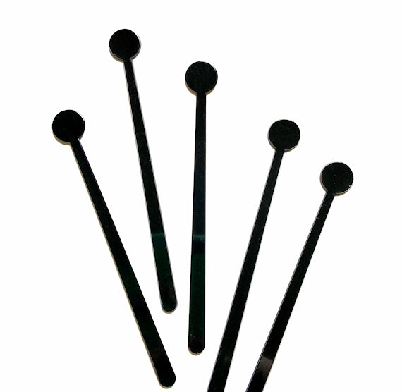 Black Drink Stirrers: Marshmallow Treat Stick | www.sprinklebeesweet.com