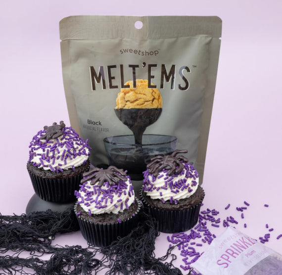 Sweetshop Melt'ems Black Candy Coating | www.sprinklebeesweet.com