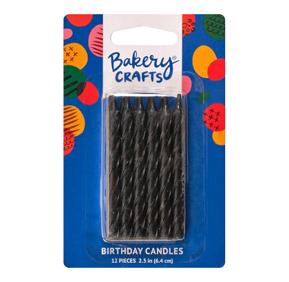 Black Birthday Candles | www.sprinklebeesweet.com