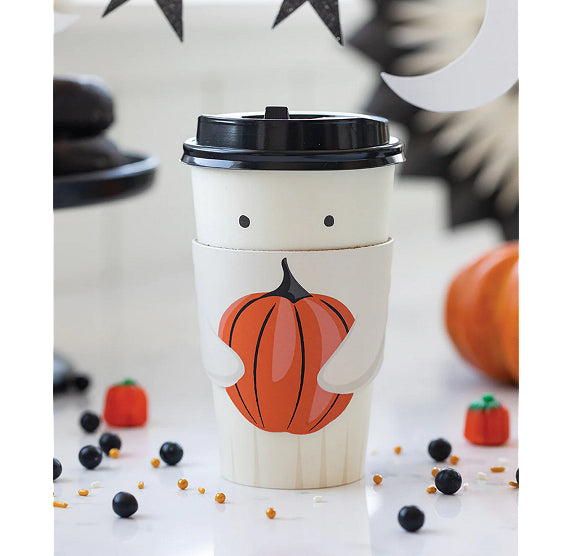 Boo Halloween Coffee Cups | www.sprinklebeesweet.com