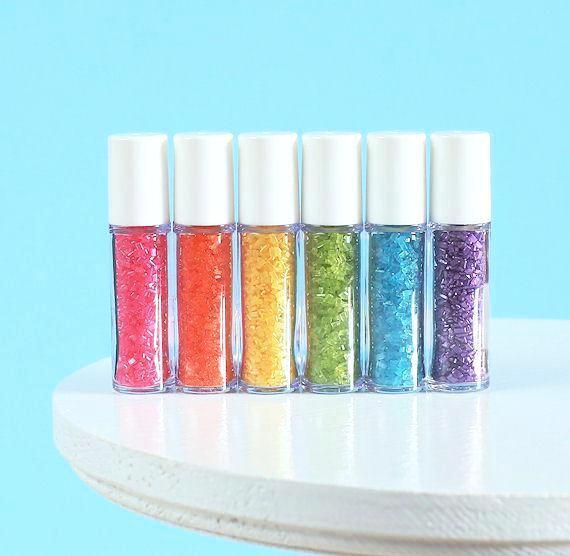 Mini Bright Rainbow Sprinkles Set: Sparkling Sugar | www.sprinklebeesweet.com