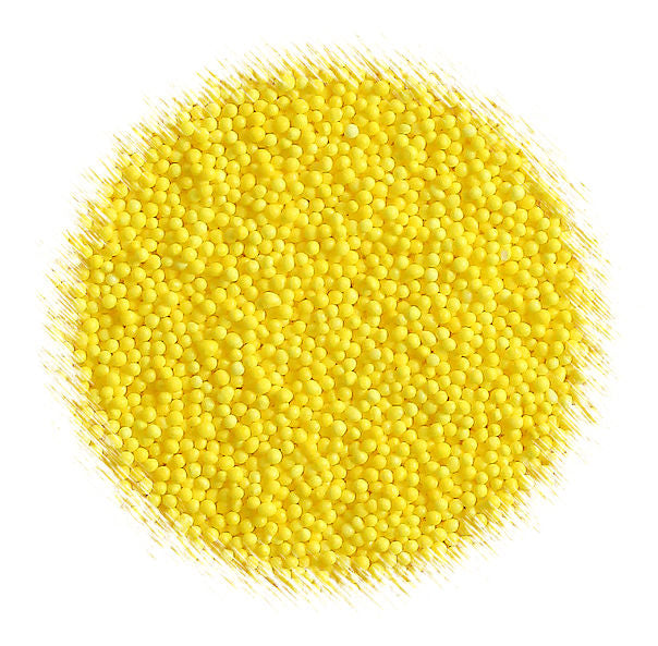 Bright Yellow Nonpareils | www.sprinklebeesweet.com