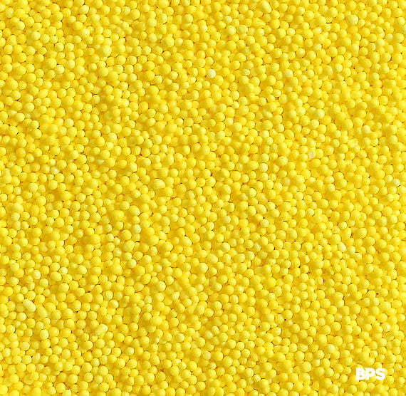 Bulk Nonpareils: Bright Yellow | www.sprinklebeesweet.com