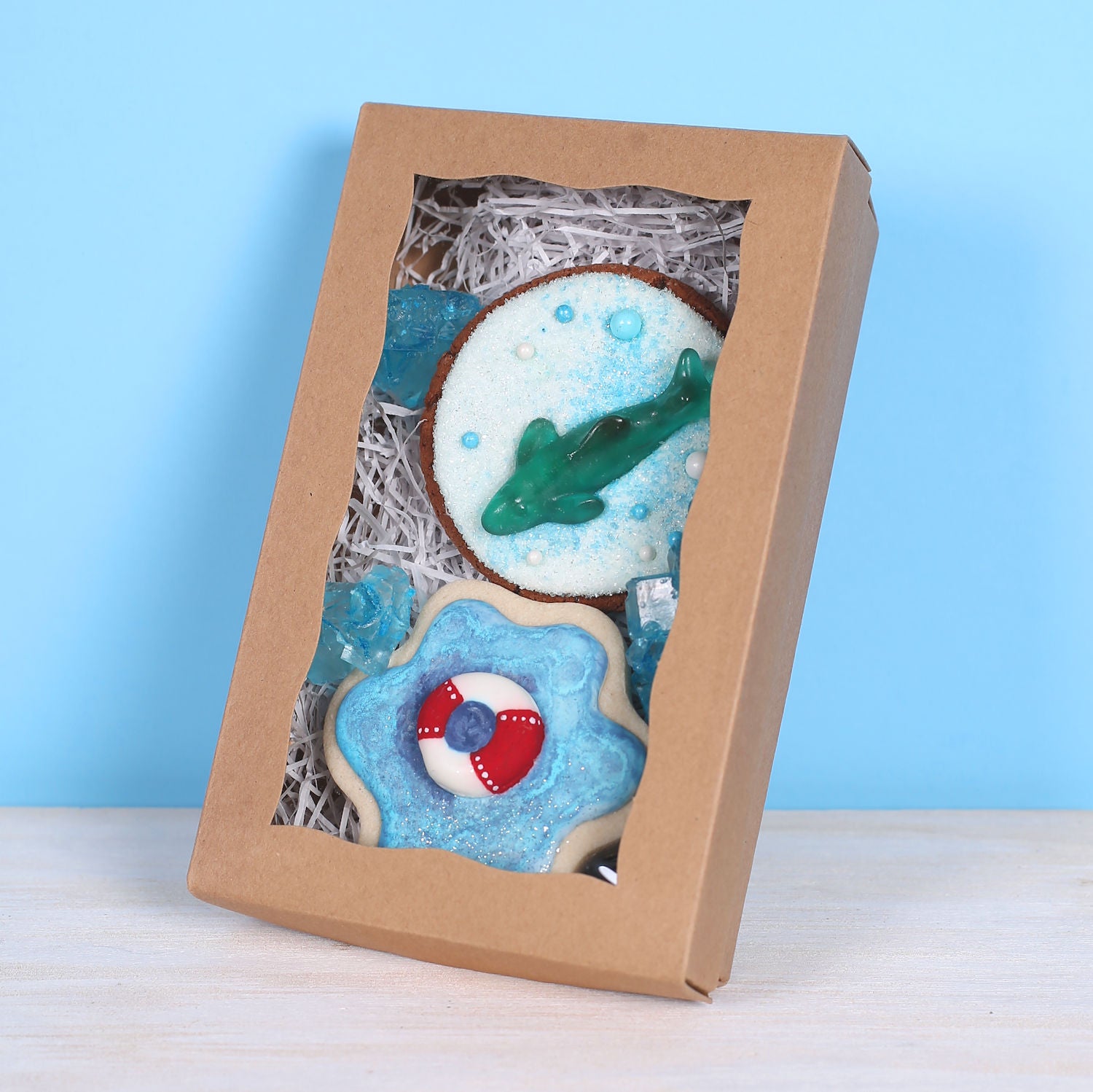 Brown Cookie Box: Two Piece | www.sprinklebeesweet.com