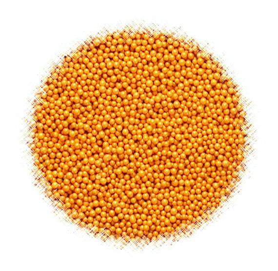 Bulk Nonpareils: Shimmer Gold | www.sprinklebeesweet.com