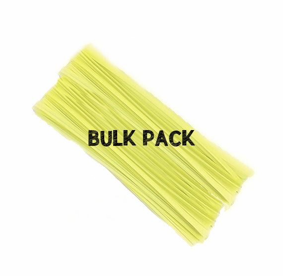 Bulk Light Yellow Twist Ties: Plastic | www.sprinklebeesweet.com