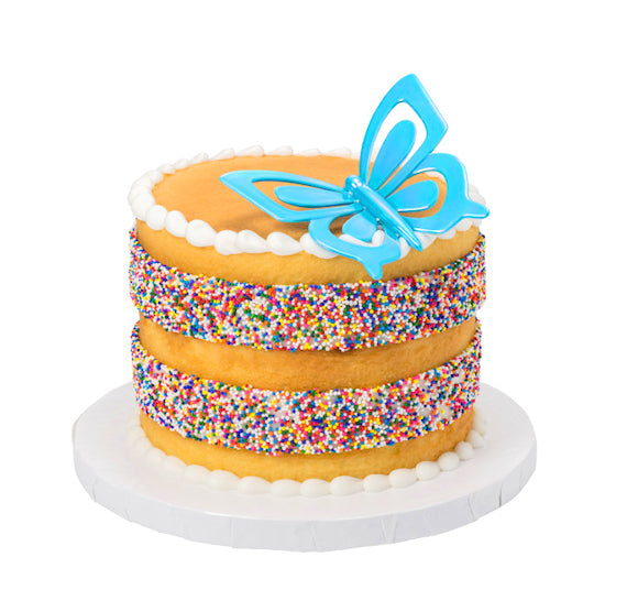Butterfly Cake Toppers: Rainbow Set of 5 | www.sprinklebeesweet.com