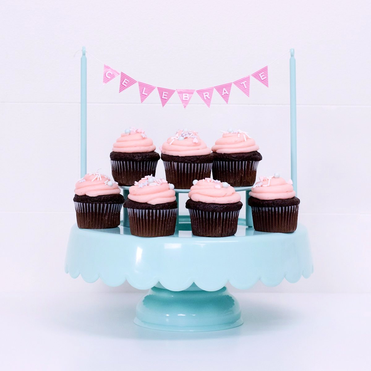 Sweet Tooth Fairy Cake Stand: Gold Tipped | www.sprinklebeesweet.com