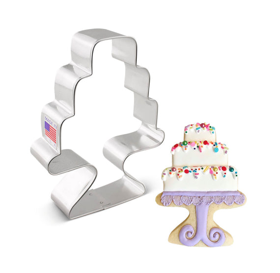 Wedding Cake Cookie Cutter Set | www.sprinklebeesweet.com