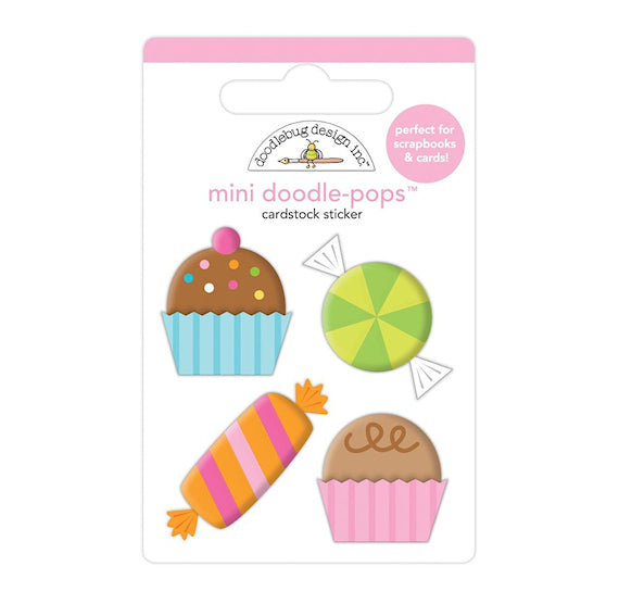 DOODLEBUG Doodlebug Doodle-Pops 3D Stickers-Sweet & Spooky - Boo Crew -  Creative Escape