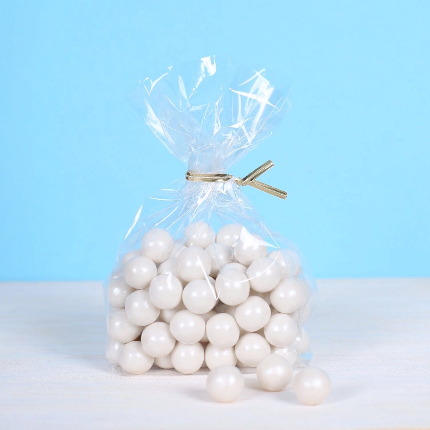 Small Gusseted Cellophane Bags: 3.5 x 7.5" | www.sprinklebeesweet.com