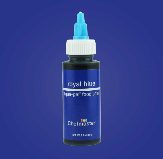 Chefmaster Liqui-Gel: Royal Blue | www.sprinklebeesweet.com
