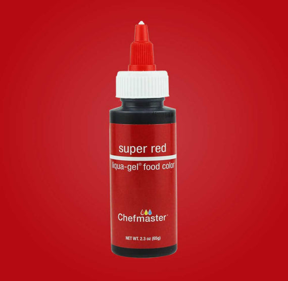 Chefmaster Liqui-Gel: Super Red | www.sprinklebeesweet.com