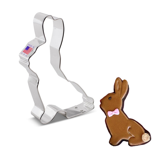 Chocolate Easter Rabbit Cookie Cutter | www.sprinklebeesweet.com