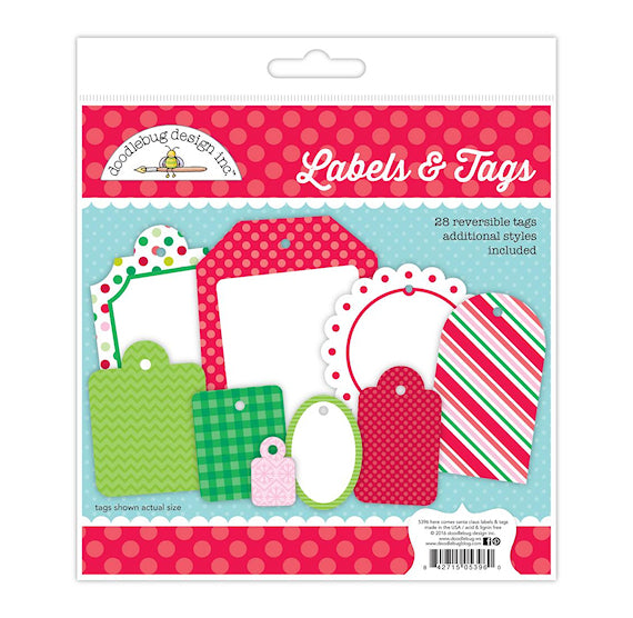Doodlebug Designs Christmas Gift Tags | www.sprinklebeesweet.com