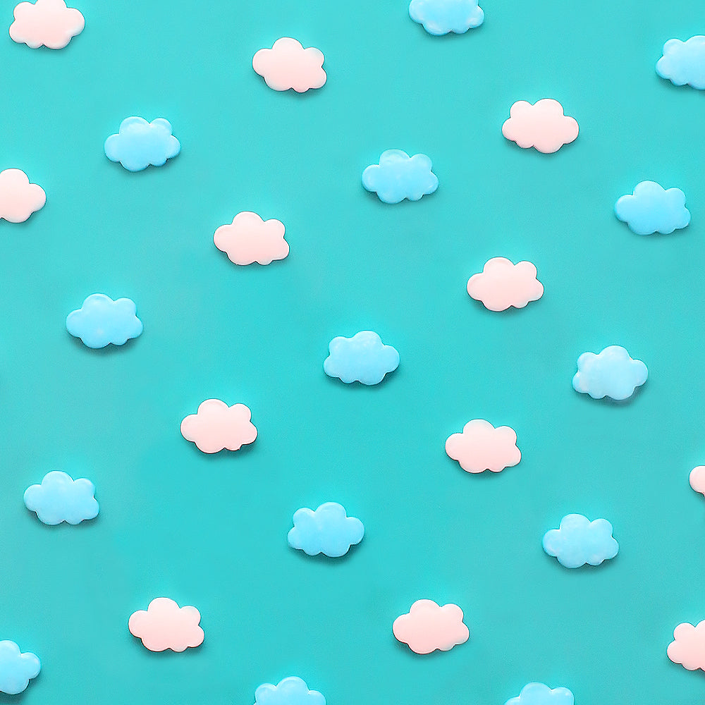 Candy Cloud Sprinkles: Blue + White | www.sprinklebeesweet.com