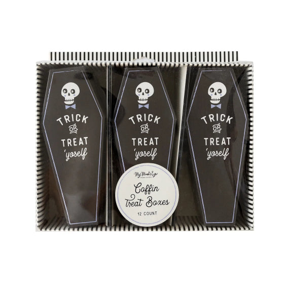 Coffin Shaped Treat Boxes | www.sprinklebeesweet.com