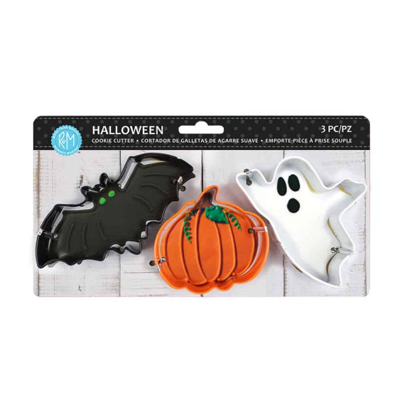 Halloween Cookie Cutter Set: 3 Colored | www.sprinklebeesweet.com