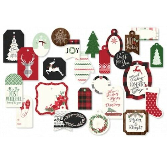 Comfort & Joy Christmas Gift Tags | www.sprinklebeesweet.com