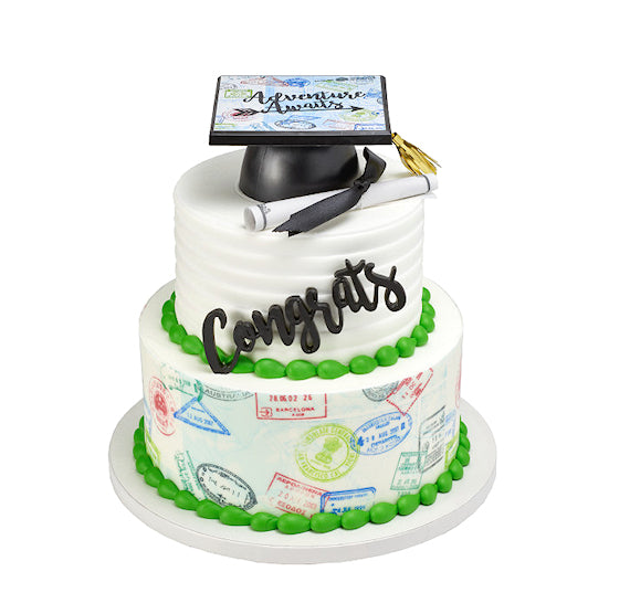 Congratulations Cake Topper Set | www.sprinklebeesweet.com