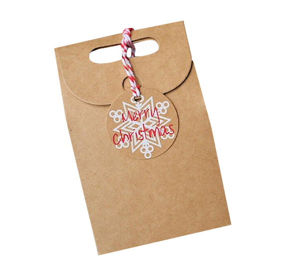 Merry Christmas Treat Boxes + Tags | www.sprinklebeesweet.com