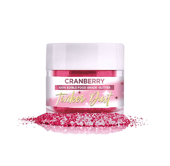 Tinker Dust Cranberry Red Edible Glitter | www.sprinklebeesweet.com