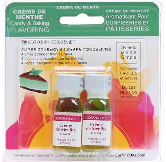LorAnn Creme de Menthe Flavor Twin Pack | www.sprinklebeesweet.com