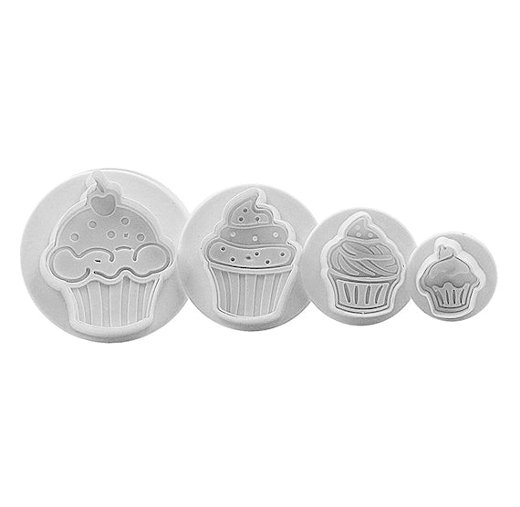 Cupcake Cookie Cutter Stampers | www.sprinklebeesweet.com