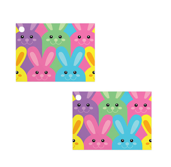 Easter Gift Tag Cards: Cute Easter Bunny | www.sprinklebeesweet.com