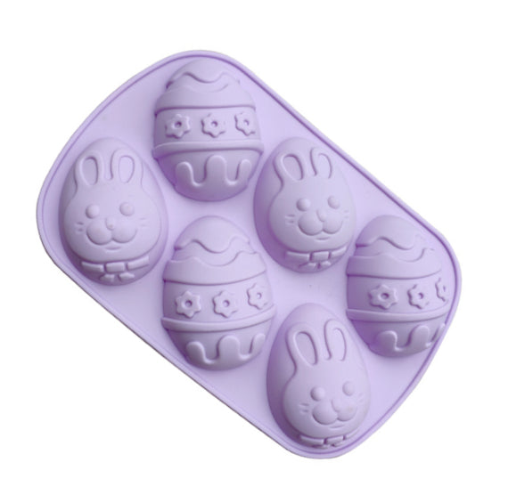 Easter Egg Mold with Bunny: 3.5" | www.sprinklebeesweet.com