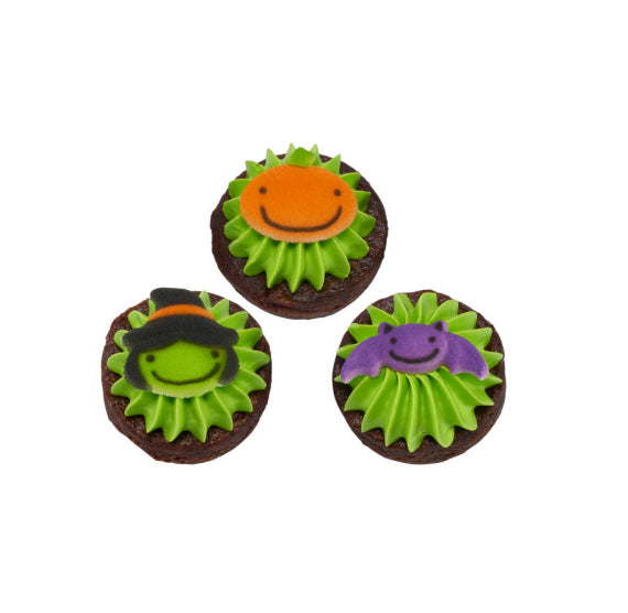 Cute Halloween Sugar Toppers | www.sprinklebeesweet.com
