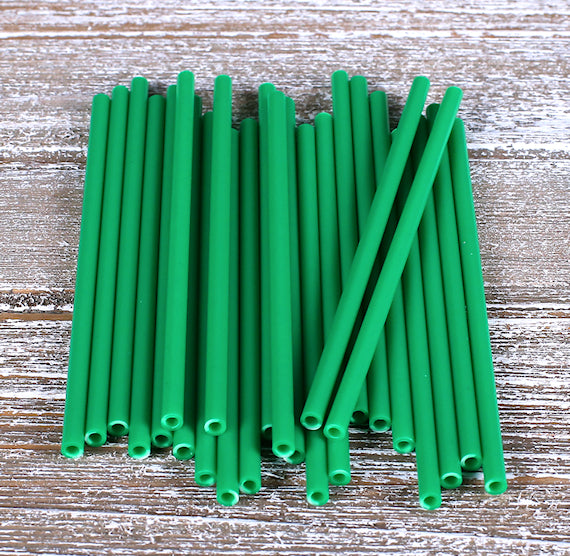 Dark Green Lollipop Sticks: 4.5" | www.sprinklebeesweet.com