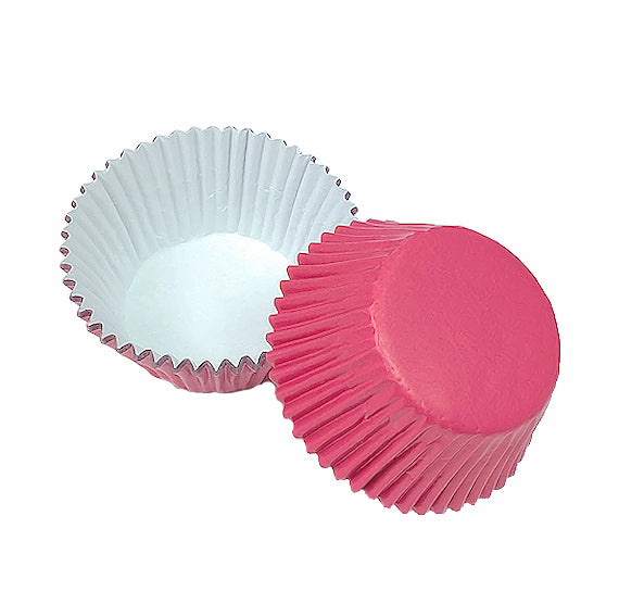 Bulk Cupcake Liners: Deep Pink Foil | www.sprinklebeesweet.com