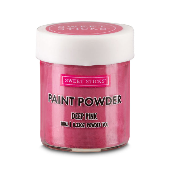 Deep Pink Edible Paint Powder | www.sprinklebeesweet.com