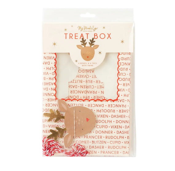 Christmas Cookie Box Kit: Reindeer | www.sprinklebeesweet.com