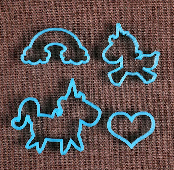 Designer Unicorn Cookie Cutter Set | www.sprinklebeesweet.com