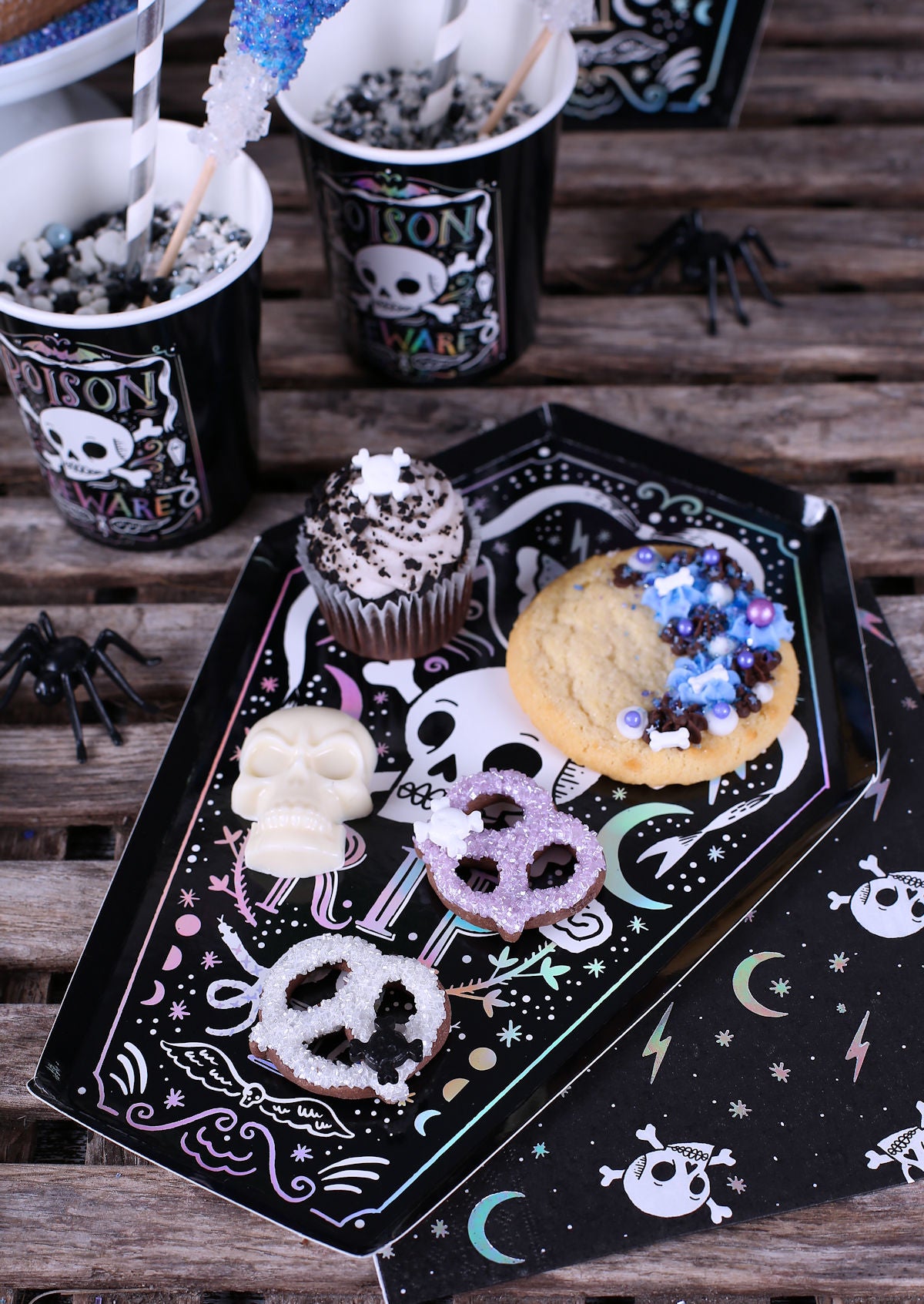 Large Halloween Napkins: Doomsday | www.sprinklebeesweet.com