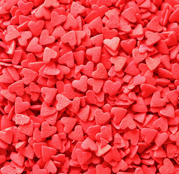 Bulk Red Heart Sprinkles | www.sprinklebeesweet.com