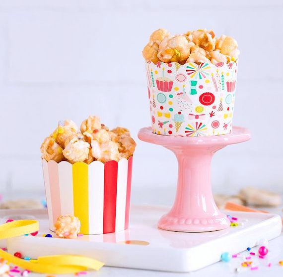 Birthday Carnival Baking Cups: Hip Hip Hooray | www.sprinklebeesweet.com