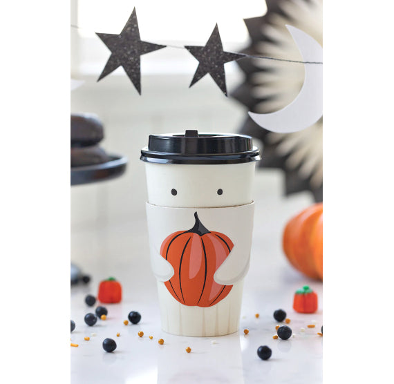 Boo Halloween Coffee Cups | www.sprinklebeesweet.com