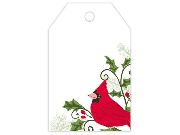 Christmas Gift Tags: Holly + Cardinal | www.sprinklebeesweet.com