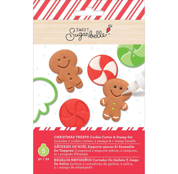 Gingerbread Man Cookie Cutter & Stamper Kit | www.sprinklebeesweet.com
