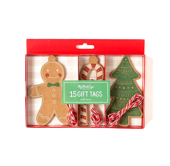 Christmas Gift Tags: Gingerbread | www.sprinklebeesweet.com