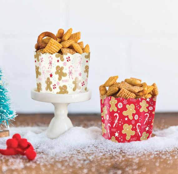 Christmas Baking Cups: Gingerbread Man | www.sprinklebeesweet.com