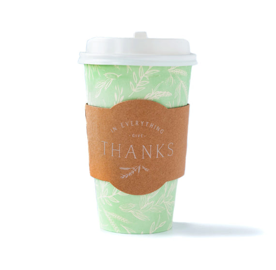 Fall Coffee Cups: Sage Give Thanks | www.sprinklebeesweet.com