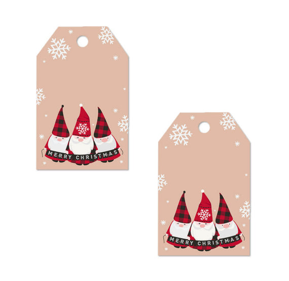 Christmas Gnomes Gift Tags | www.sprinklebeesweet.com