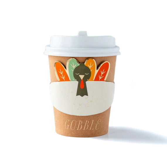 Mini To-Go Coffee Cups: Turkey | www.sprinklebeesweet.com